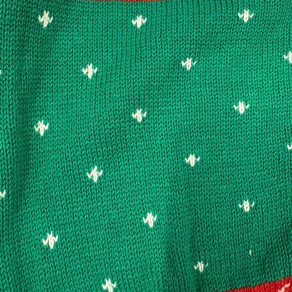 Kitestrings Holiday Cardigan Sweater Size 3T Green Kids Gold Button Details - Picture 7 of 11